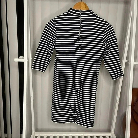 Anthropologie Seen Worn Kept Striped Dress - Size 4P - Picture 7 of 7